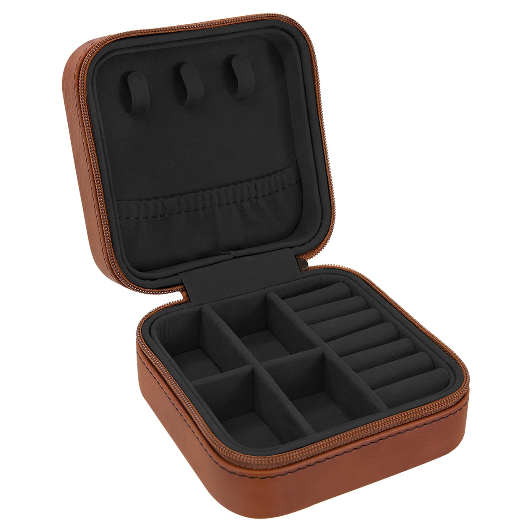 Personalized Rose Birth Flower Jewelry Box - Elegant Travel Case for June Birthdays, Gifts & Storage | Perfect for Women's Jewelry Organization, Travel Accessories & Special Occasion Presents