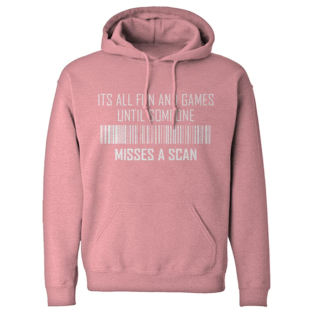 Its All Fun and Games Until Someone Misses a Scan Unisex Hoodie - Perfect for Casual Wear, Gaming Sessions, and Everyday Comfort