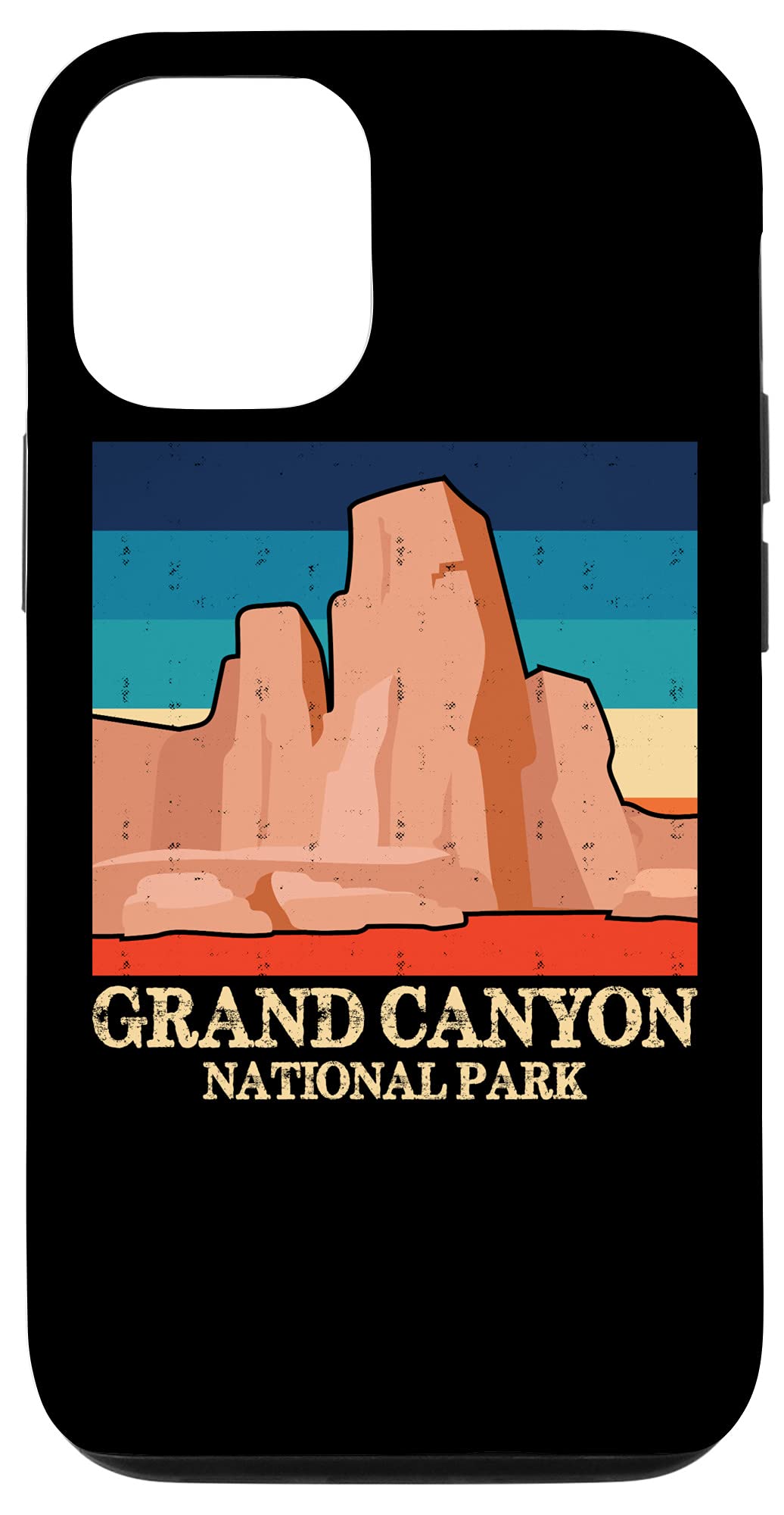 iPhone 12/12 Pro Case - Arizona USA National Park Design with Grand Canyon Landscape | Perfect for Outdoor Adventures, Travel & Nature Lovers