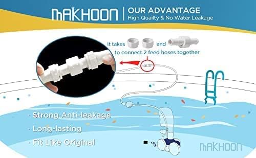 Upgraded Makhoon Pool Cleaner Feed Hose Replacement for Zodiac Polaris 280 380 180 3900 - Compatible with G5 Models (Not for Polaris 360) - Durable Swimming Pool Maintenance Accessory for Efficient Cleaning