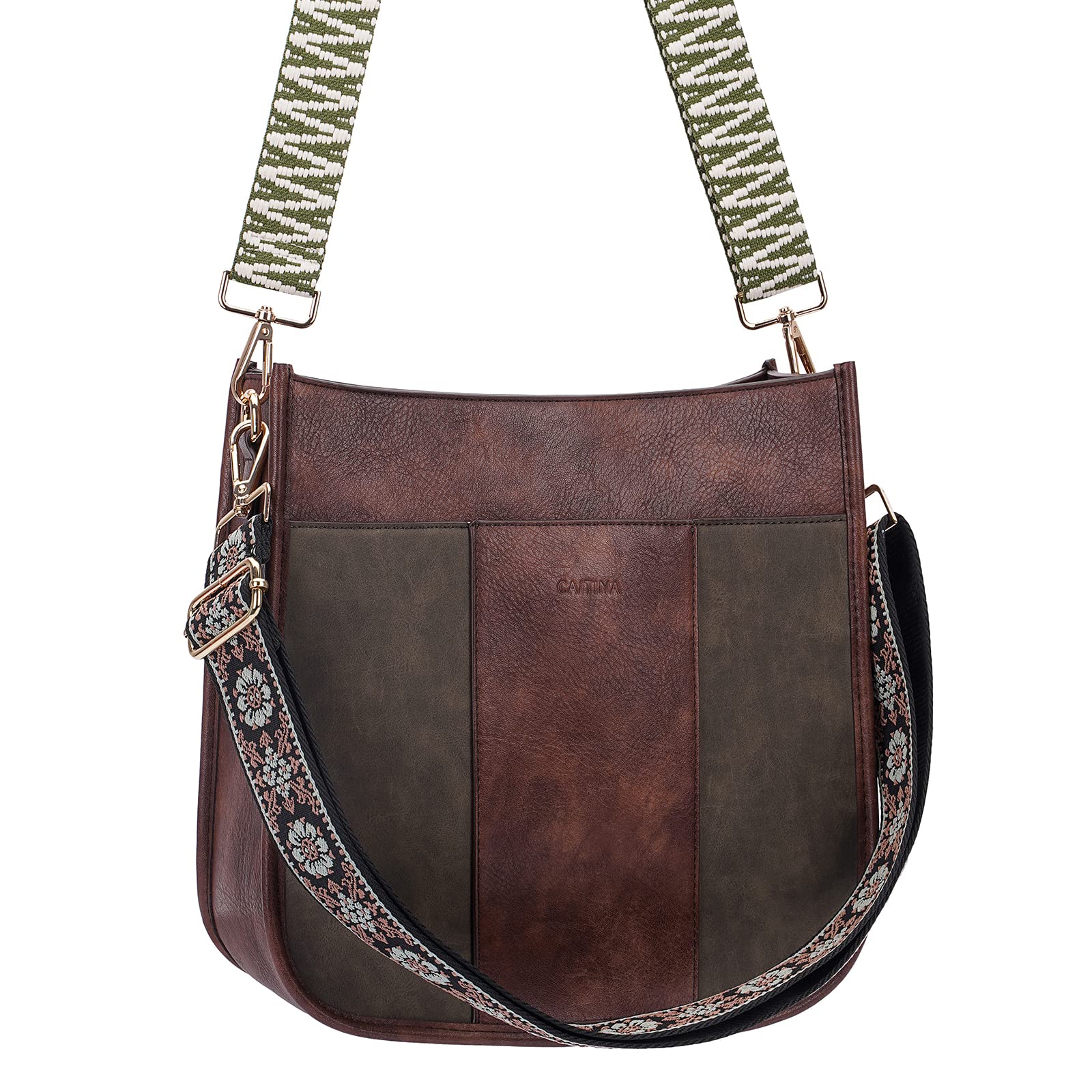 Vegan Leather Crossbody Bag for Women - Adjustable Strap Hobo Shoulder Purse, Stylish & Trendy Handbag for Everyday Use, Work, Travel & Shopping