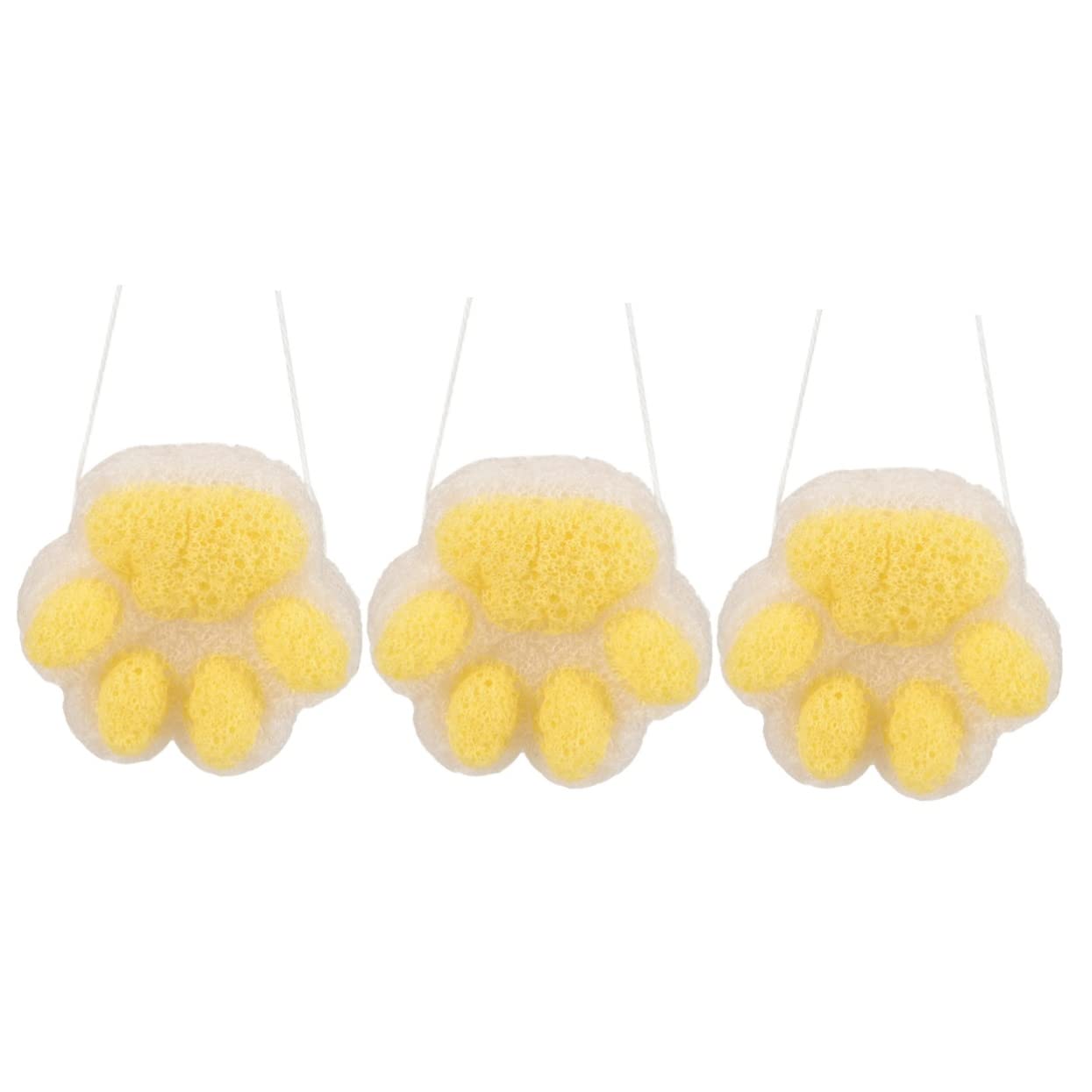 Healifty 3-Pack Kids Bath Sponges - Soft Baby Loofah for Gentle Skin Cleaning, Cute Shower Sponge Set for Children's Bath Time & Household Cleaning - Perfect for Sensitive Skin & Toddler Bathing Fun