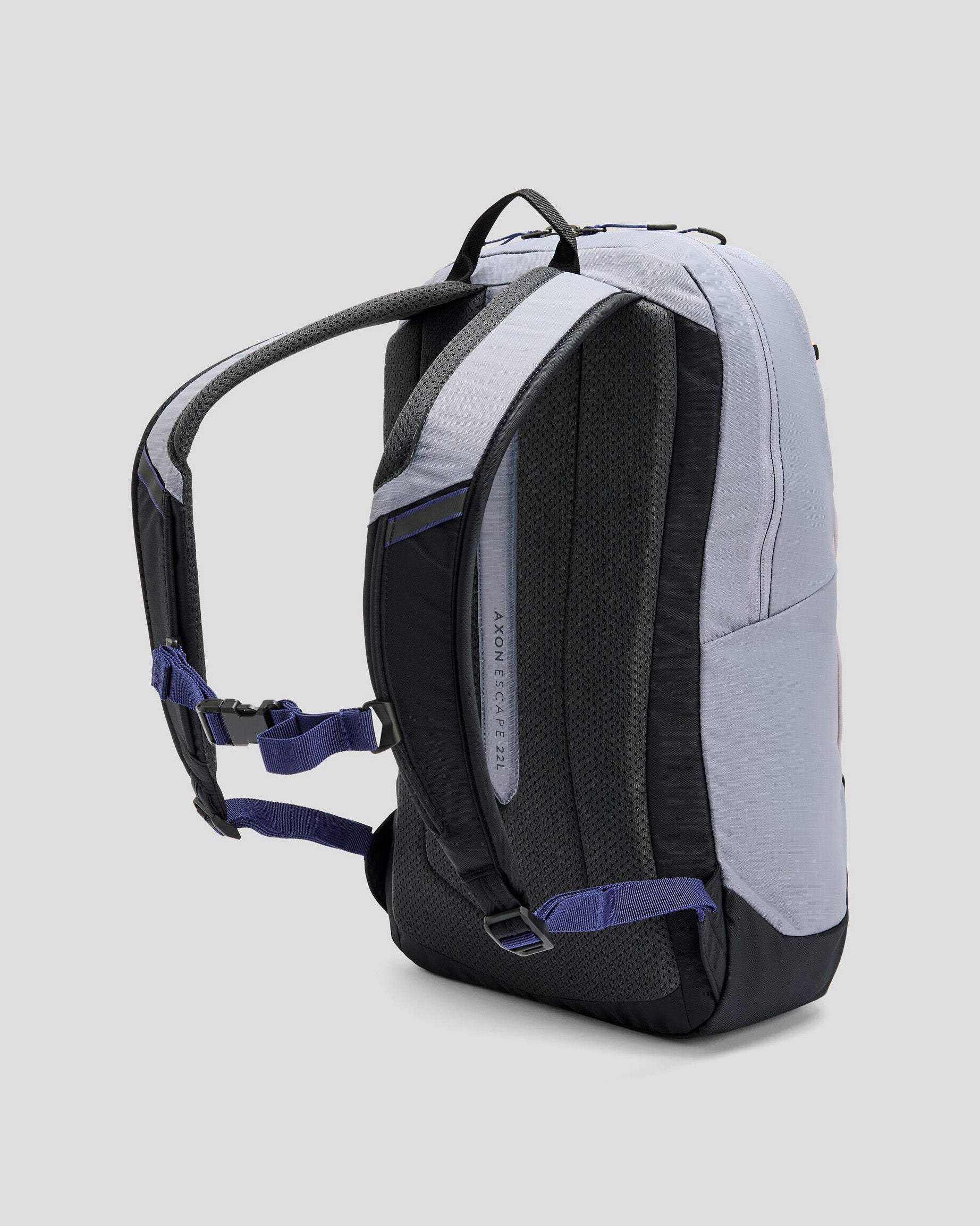 Axon Escape 22L Backpack - Lightweight Hiking & Travel Backpack for Men & Women, Water-Resistant Dark Haze Daypack - Perfect for Outdoor Adventures, Commuting & Daily Use