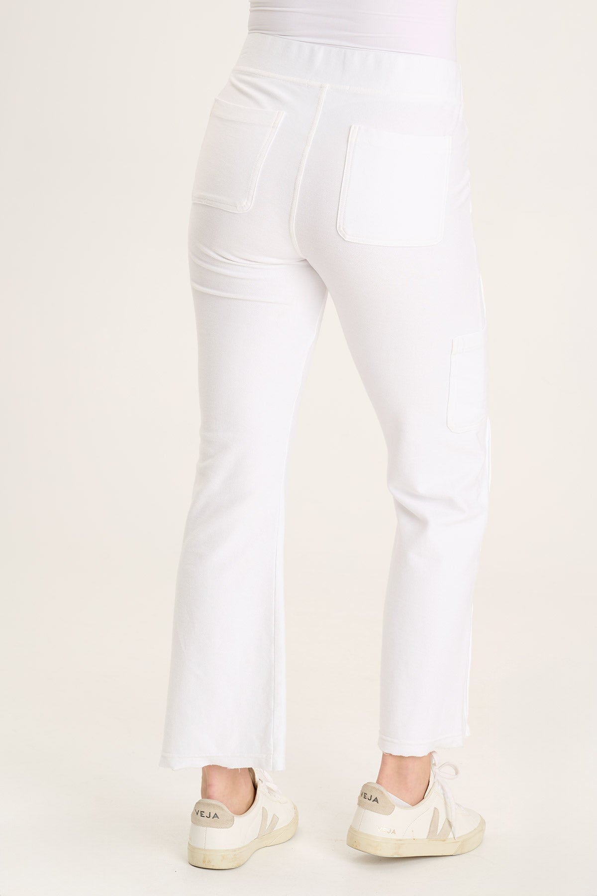 Kiah Flare Pants for Women - High Waist White Wide Leg Trousers | Casual & Office Wear | Perfect for Work, Parties & Everyday Outfits