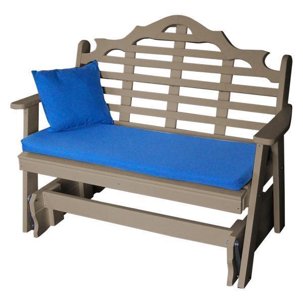 A & L Furniture Poly Marlboro Glider - Comfortable Rocking Chair for Nursery, Living Room & Patio - Perfect for Relaxing, Nursing & Reading