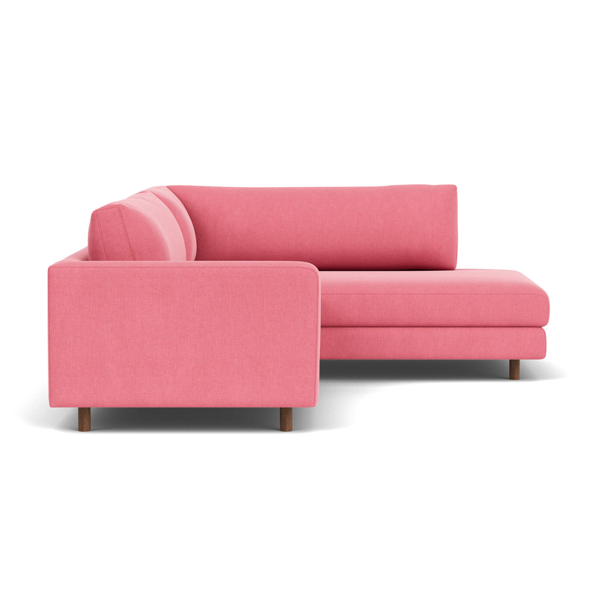 Douglas Fabric Right Corner Sofa - Modern L-Shaped Sectional Couch for Living Room, Small Spaces & Apartments | Comfortable Upholstered Furniture for Family Gatherings & Movie Nights