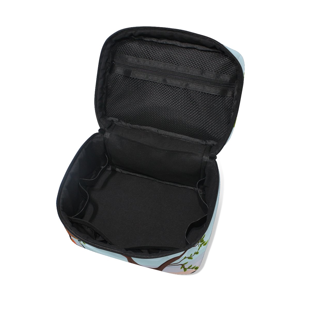 African Tribal Print Travel Makeup Bag - Waterproof Cosmetic & Toiletry Organizer Case for Women - Perfect for Vacation, Gym, Business Trips & Daily Essentials Storage