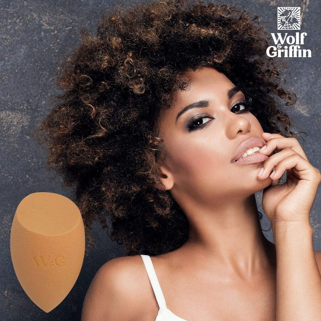Wolf & Griffin Beauty Blender Set - 3 Makeup Sponges for Flawless Foundation, Perfect for Daily Makeup & Travel
