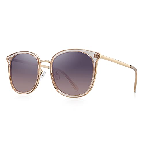 Brown Frame/Grey Lens/Gold Temples