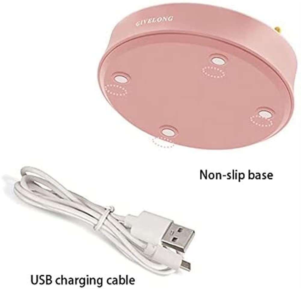 Modern Rechargeable LED Table Lamp - Touch Control Bedside Desk Light with Eye Protection, Flower Design for Bedroom, Study & Office | Perfect for Reading, Working & Nightstand Lighting
