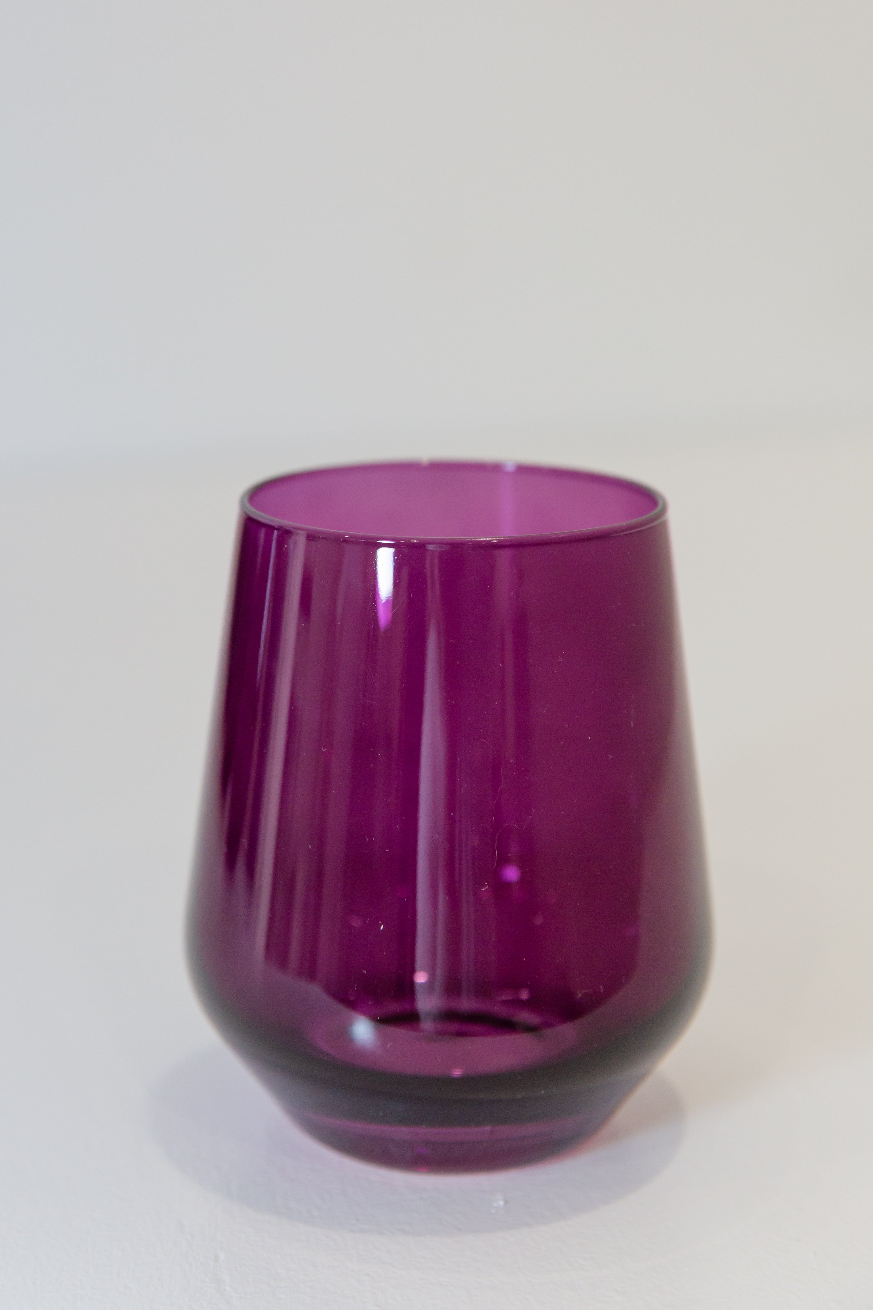 Estelle Colored Stemless Wine Glasses Set of 6 - Elegant & Durable for Red, White, and Sparkling Wine - Perfect for Dinner Parties, Weddings, and Home Entertaining