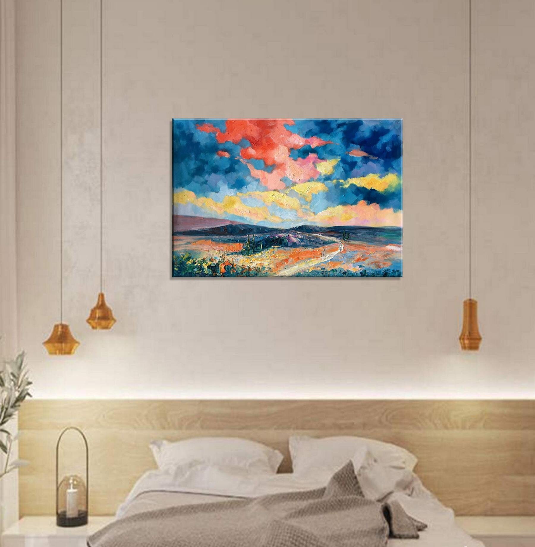Extra Large Abstract Canvas Paintings - Modern Wall Art for Living Room & Bedroom Decor - Ready to Ship Today - Original Handmade Artwork