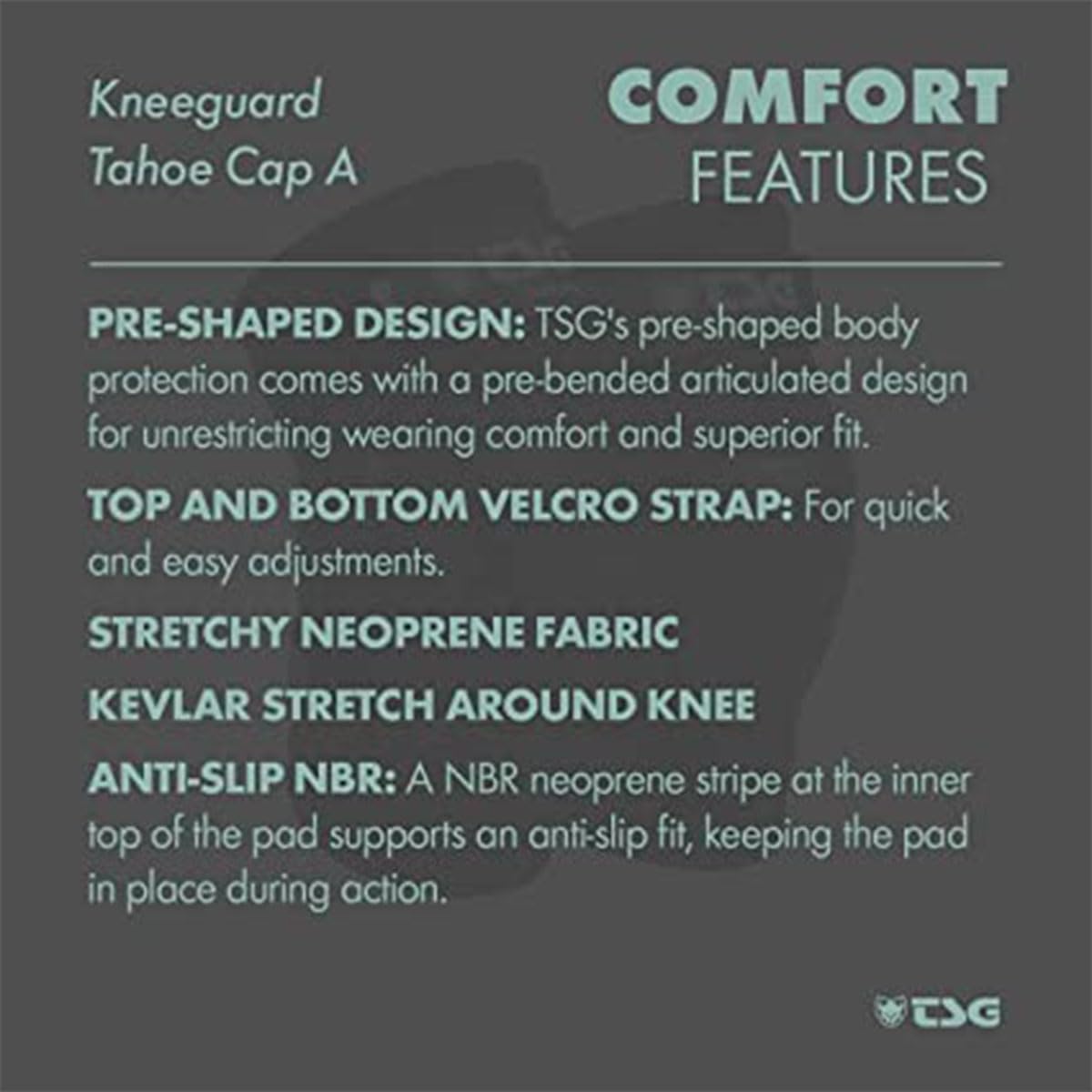 TSG Force III A & Force V Knee Pads - ACF Impact Protection for Skateboarding | Certified Hardshell EVA Knee Guards with Neoprene Straps & Open Back Design - Perfect for Skateboarders, Rollerbladers & Extreme Sports Enthusiasts