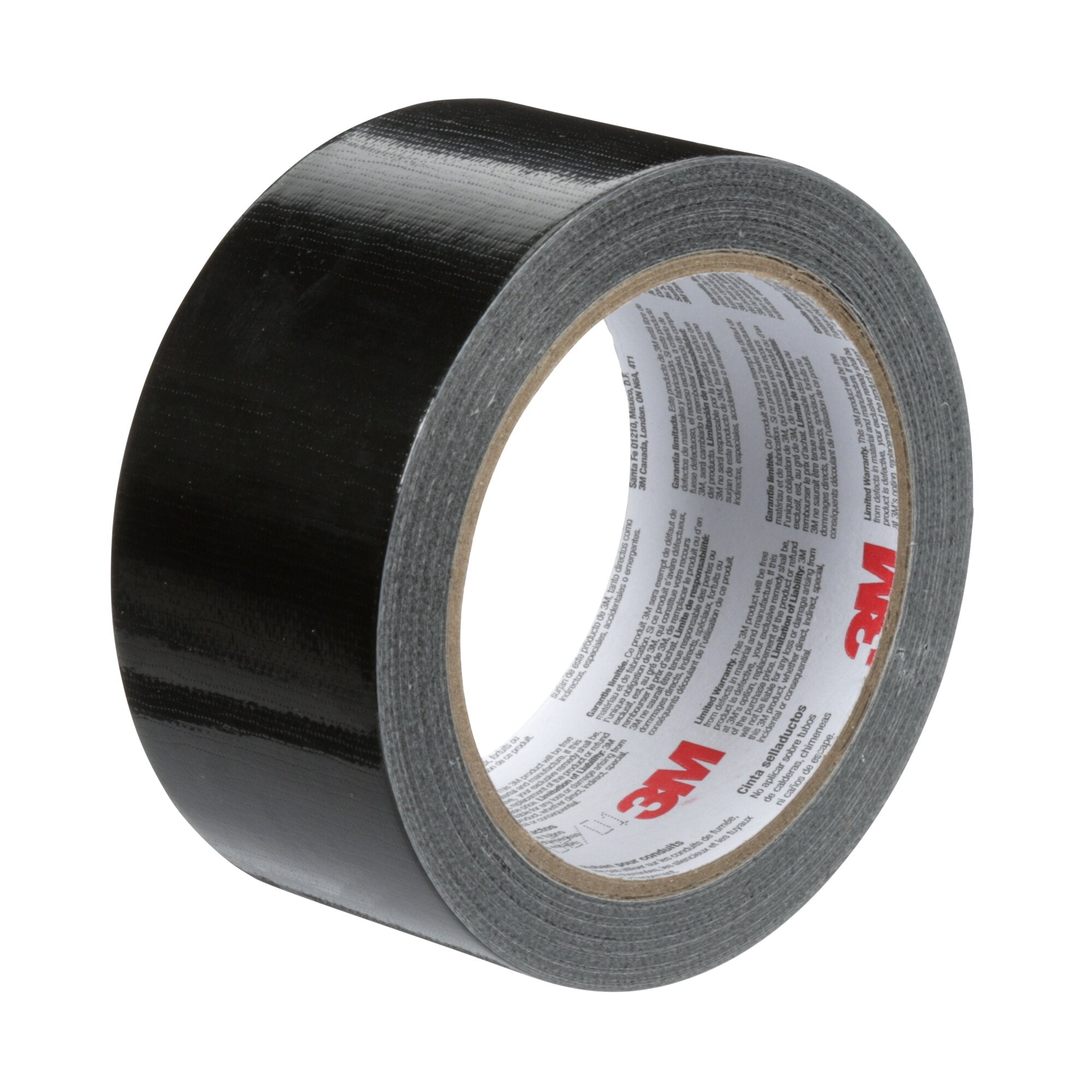 3M Black Duct Tape 3955 BK - Heavy Duty Adhesive Tape, 1.88 in x 55 yd (48 mm x 50.2 m) - Strong Waterproof Repair Tape for Home, Office & Industrial Use - Perfect for Sealing, Patching & Emergency Repairs