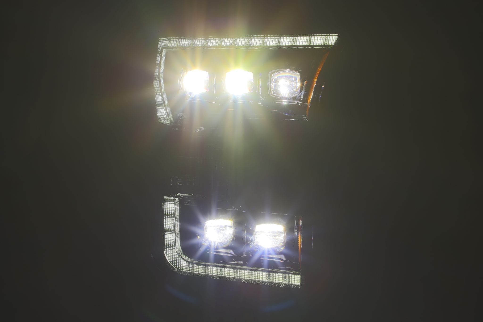 15-17 Ford F150 & 17-20 F150 Raptor NOVA Series LED Projector Headlights - Black Housing - Upgrade Your Truck Lighting for Night Driving & Off-Road Adventures