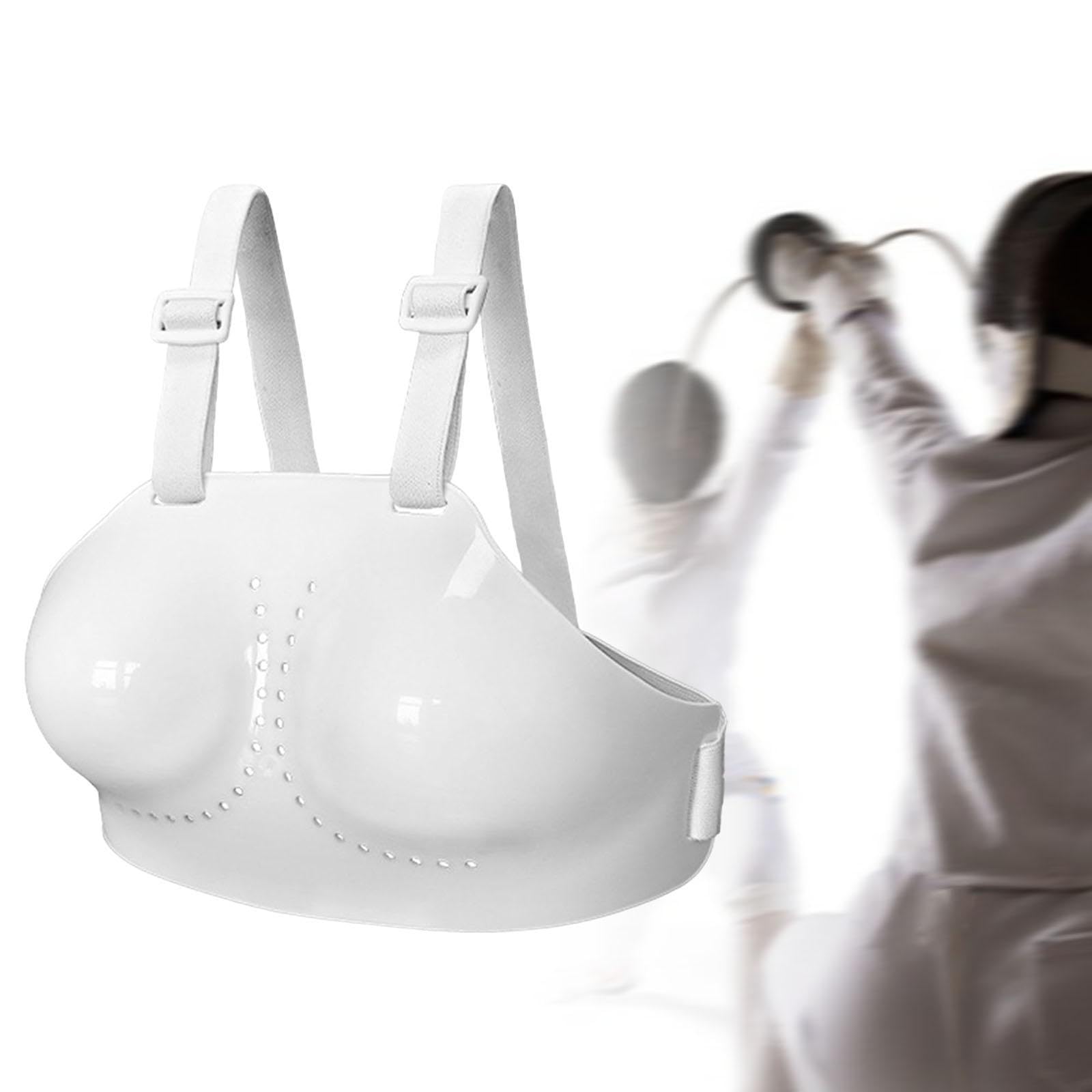 Women's Fencing Chest Protector - Breathable Upper Body Armor for Fencing, Volleyball & Rugby - Perfect for Training, Competitions & Sports Safety Gear