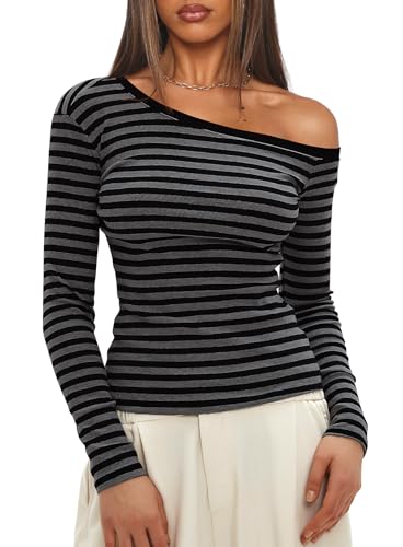 Dark Grey Black Stripe