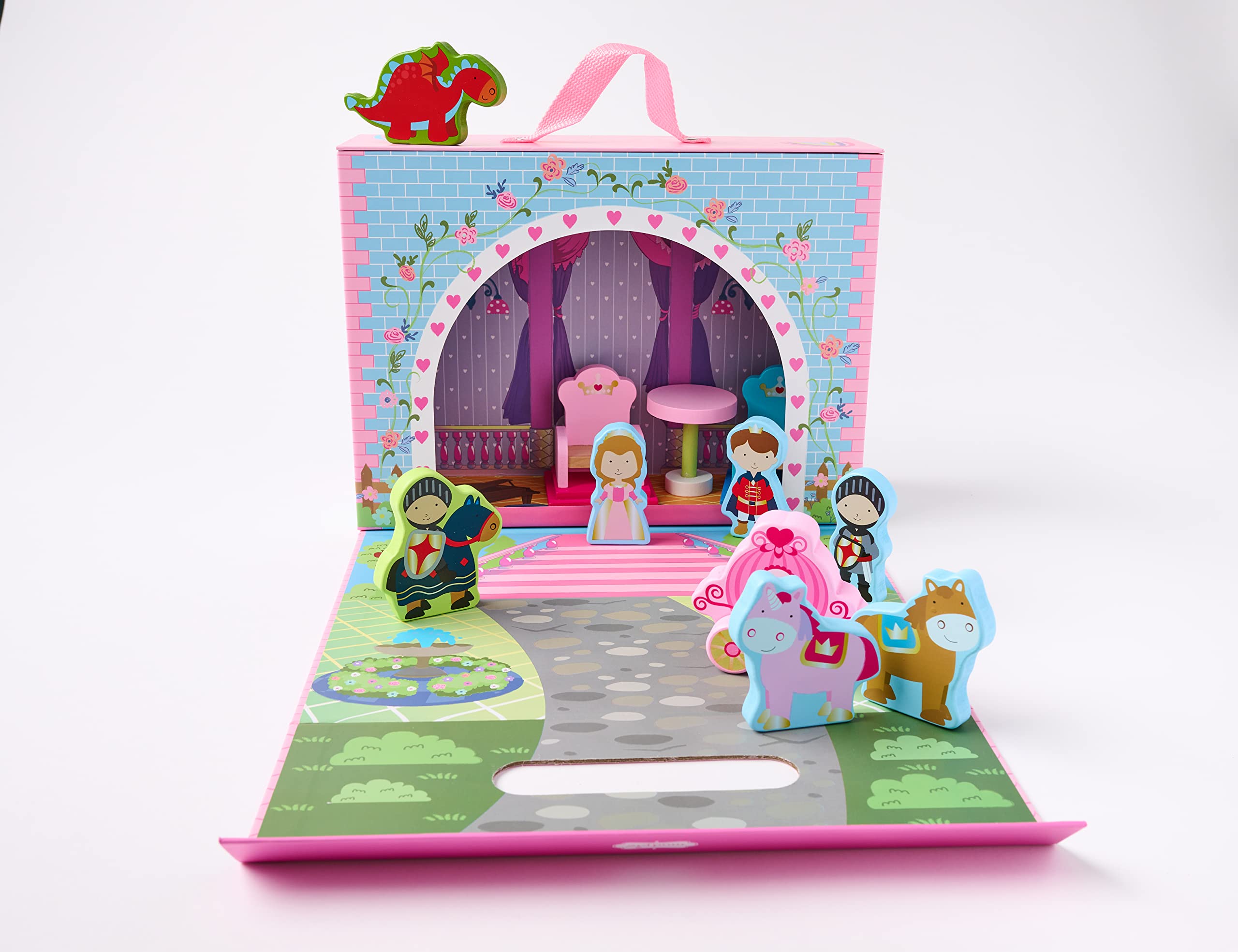 Disney Princess Story Box Play Set - Fairy Tale Castle Toy for Kids with Mini Dolls & Accessories | Perfect for Imaginative Play, Birthday Gifts & Preschool Learning