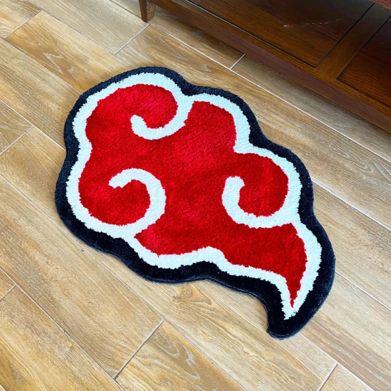 Non-Slip Flame Bath Mat - Water Absorbent & Quick Dry Bathroom Rug for Shower, Tub & Floor - Soft & Comfortable Home Decor for Bathroom Safety