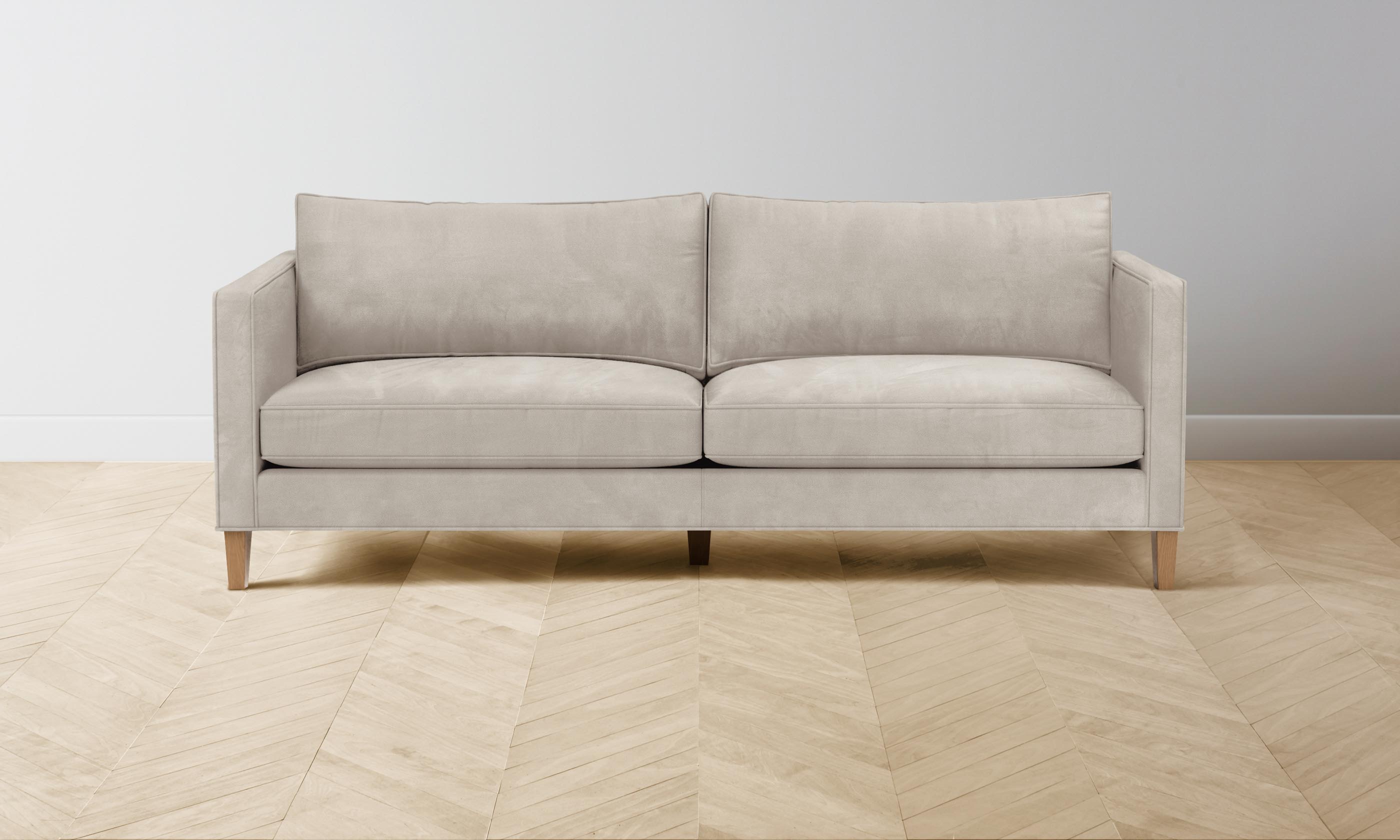 Premium Crosby Sofa - Genuine Nubuck Leather Upholstery, Modern Sail Design for Living Room & Lounge Comfort - Perfect for Home Theater, Family Gatherings & Relaxation