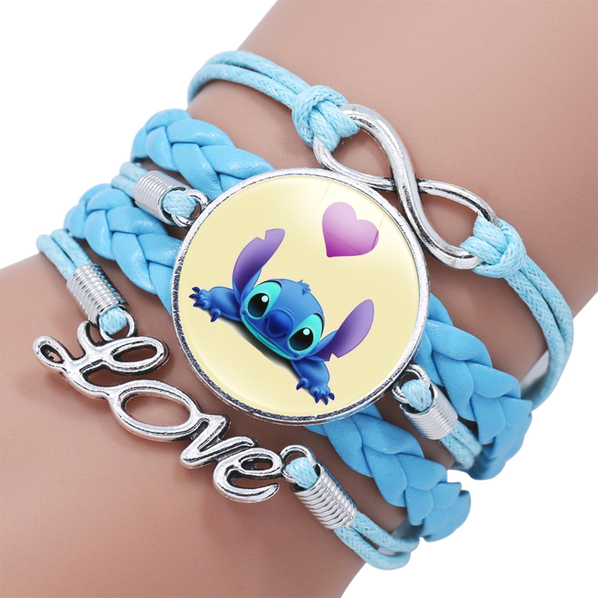 Stitch Charm Bracelet for Women - Cute Disney Stitch Jewelry, Perfect Birthday Gift for Her, Party Favors & Everyday Wear