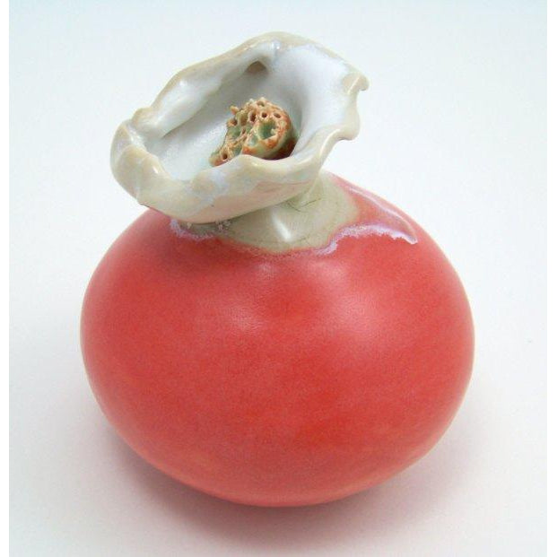 Coyote Alabaster Satin Glaze Ceramic Vase - Handmade Home Decor for Living Room, Bedroom & Office - Perfect for Floral Arrangements and Modern Interior Design