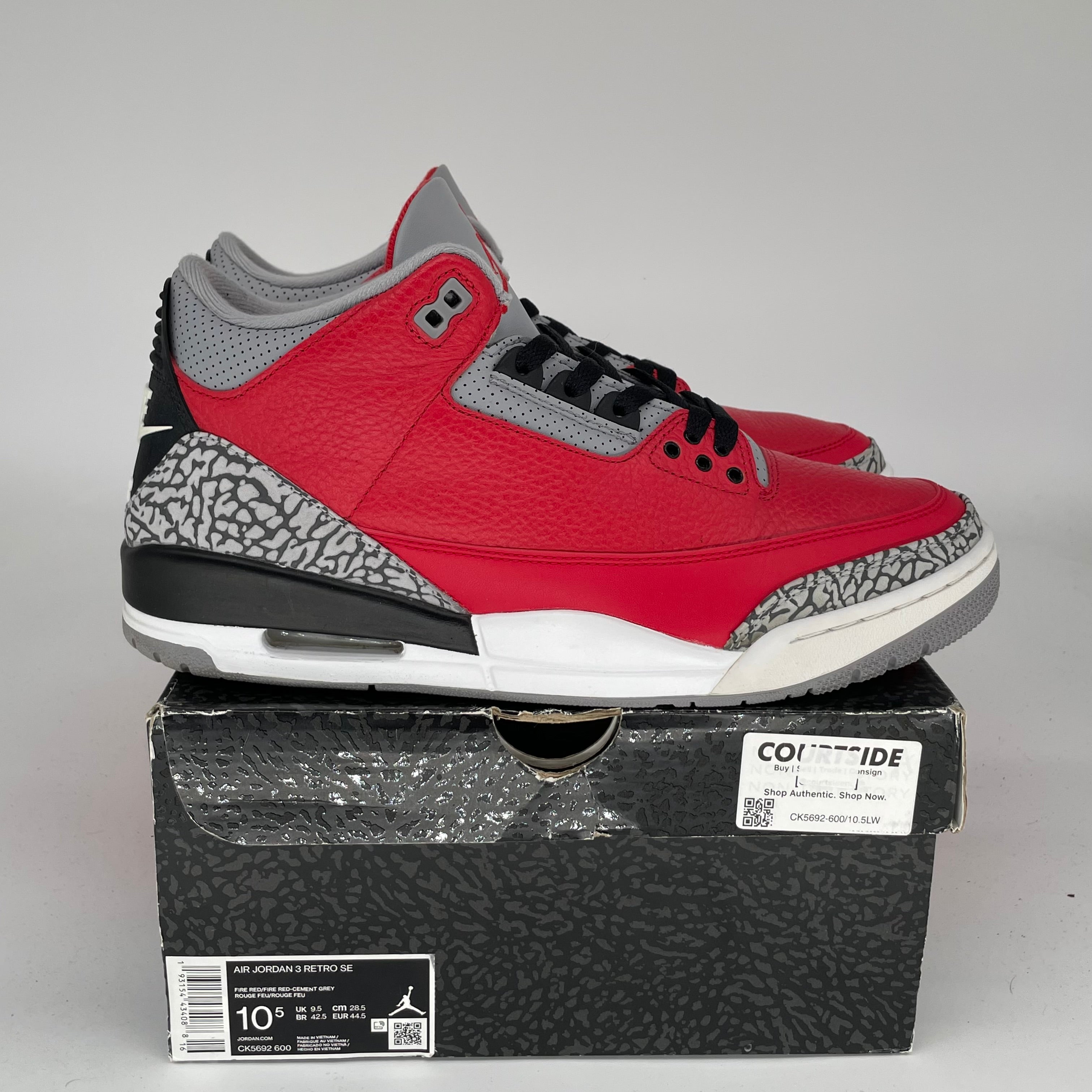 AIR JORDAN 3 UNITE Retro Sneakers Men's Size 10.5 - Style CK5692-600 | Basketball Shoes for Men, Streetwear Fashion & Casual Wear