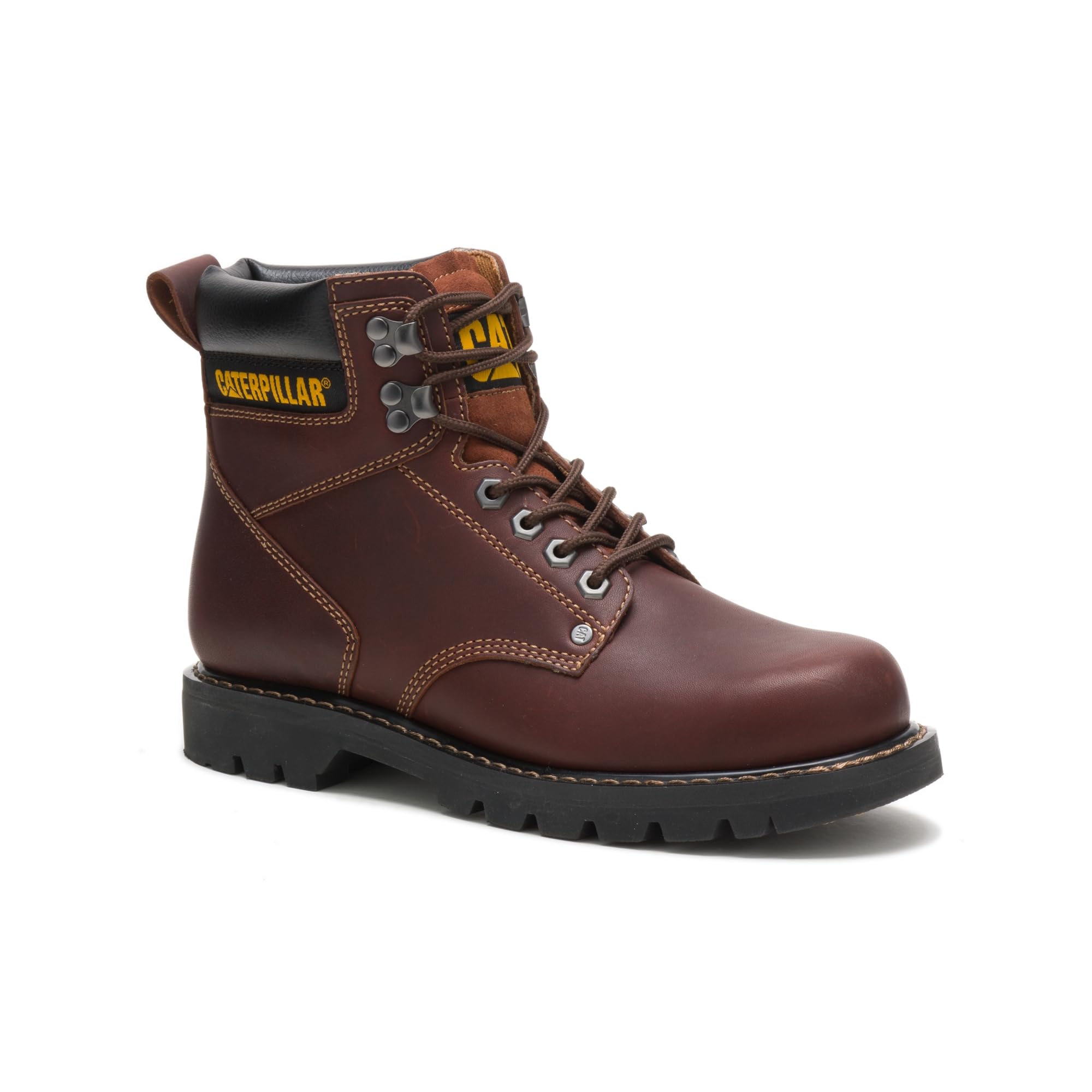 CAT Men's Second Shift Soft Toe Work Boot - Durable & Comfortable Steel Toe Shoes for Construction, Warehouse & Outdoor Work