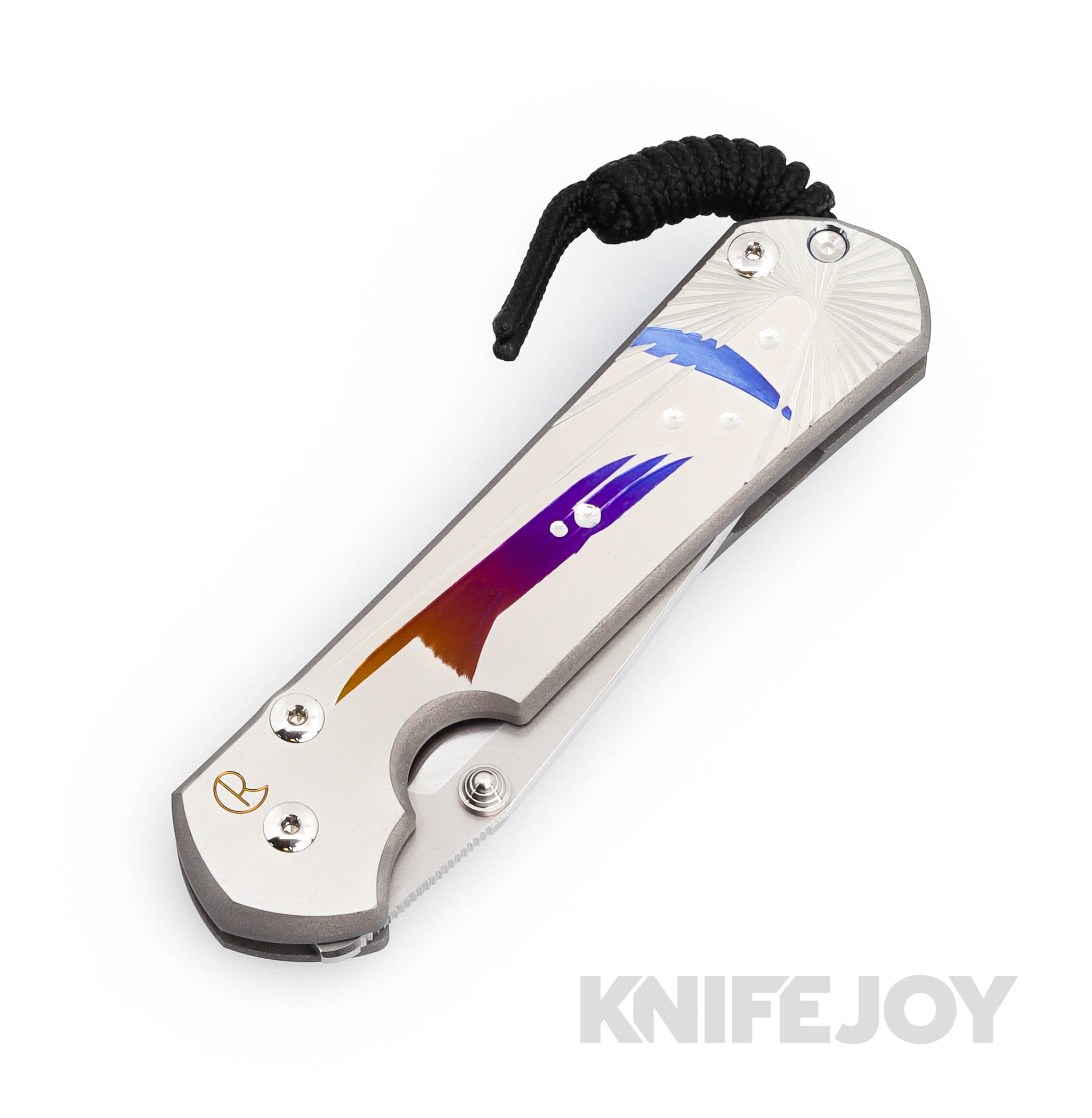 Chris Reeve Knives Large Sebenza 31 Drop Point Magnacut Blade - Premium Titanium Handles with Unique Graphic Design | Perfect for Outdoor Survival, Camping & EDC Collection