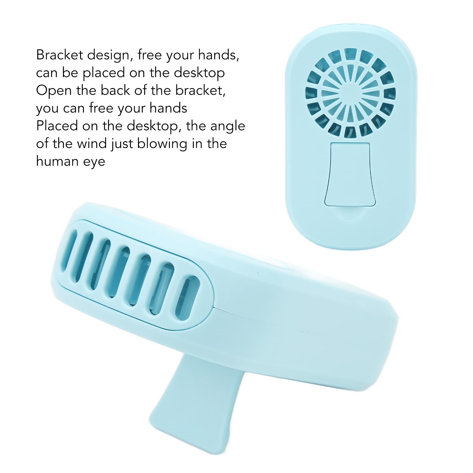 EXCLUZO USB Eyelash Fan Dryer - Portable Low Noise 5V 1A Mini Fan for Eyelash Extension Glue Drying - Fast Cooling & Quick Setting (Blue) - Perfect for Lash Artists, Salons & Home Use