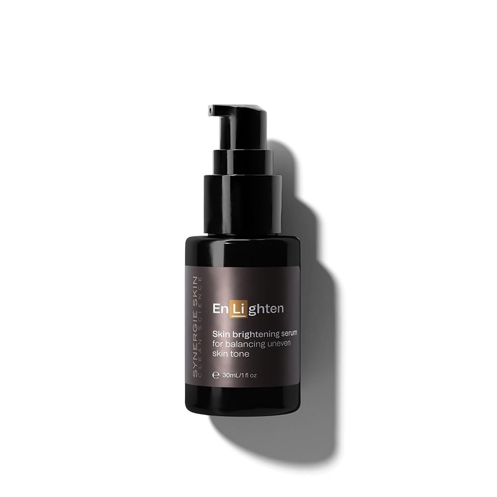 Synergie Skin EnLighten Brightening Serum - Vitamin C Face Serum for Dark Spots & Uneven Skin Tone - Brightening Treatment for Hyperpigmentation & Dull Skin - Perfect for Daily Skincare Routine & Nighttime Use