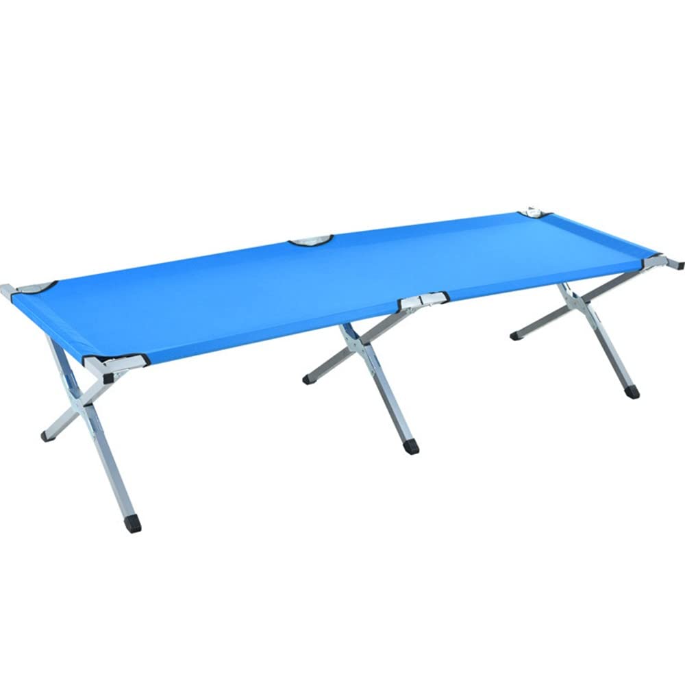 Portable Folding Camping Cot - Lightweight Indoor & Outdoor Foldable Bed with Carry Bag for Camping, Travel, Guest Room, and Emergency Use