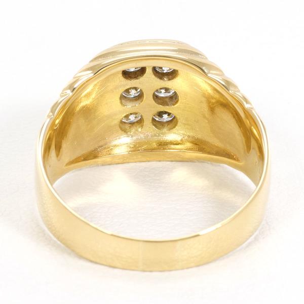 18K Yellow Gold Diamond Ring for Women - Elegant Solitaire Engagement & Wedding Band - Perfect for Proposals, Anniversaries, and Special Occasions