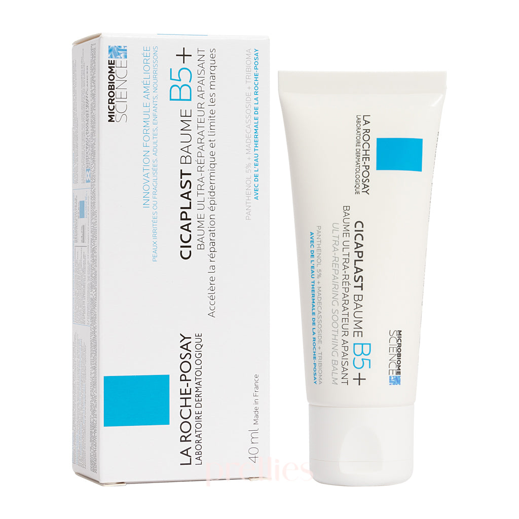 La Roche-Posay Cicaplast Baume B5+ Soothing Ultra Repairing Balm 40ml - Intensive Moisturizing Cream for Dry, Sensitive Skin - Perfect for Post-Procedure Care & Eczema Relief