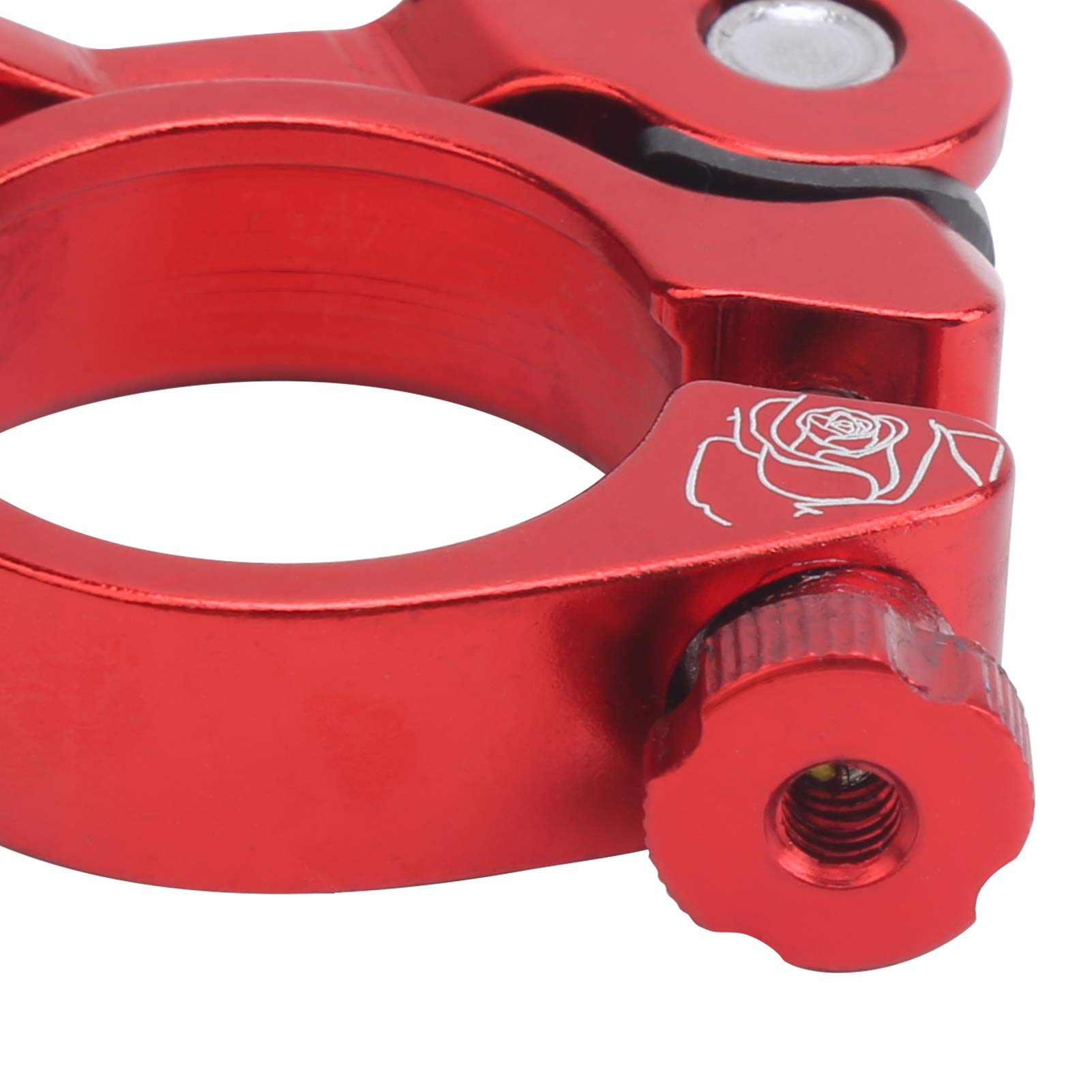 31.8mm Quick Release Bike Seat Clamp - Lightweight Aluminum Seatpost Collar for Mountain & Road Bikes - Perfect for Commuting, Trail Riding & Fitness Cycling