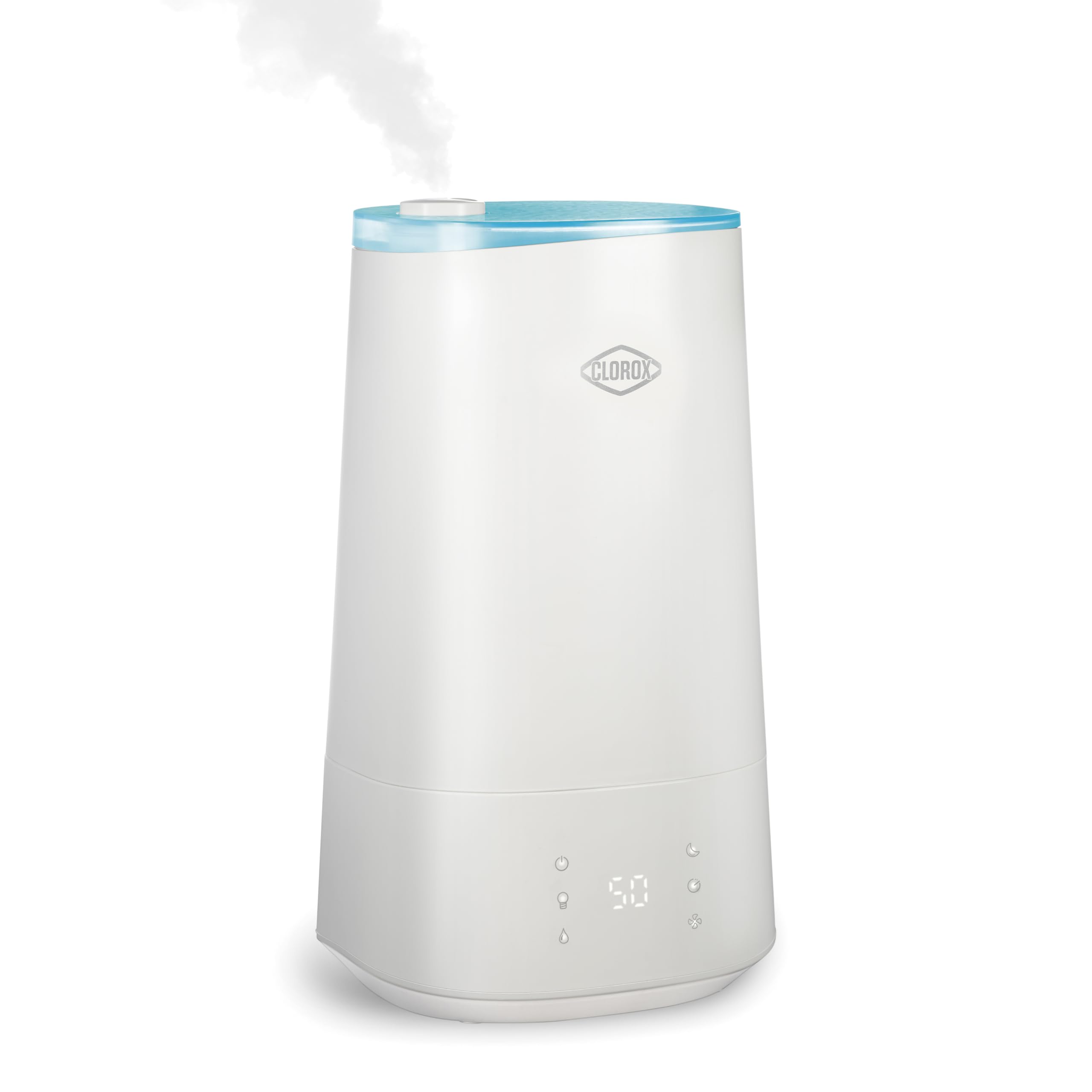 Clorox Cool Mist Humidifier with UV LED - 4L for 40H, Quiet for Bedroom