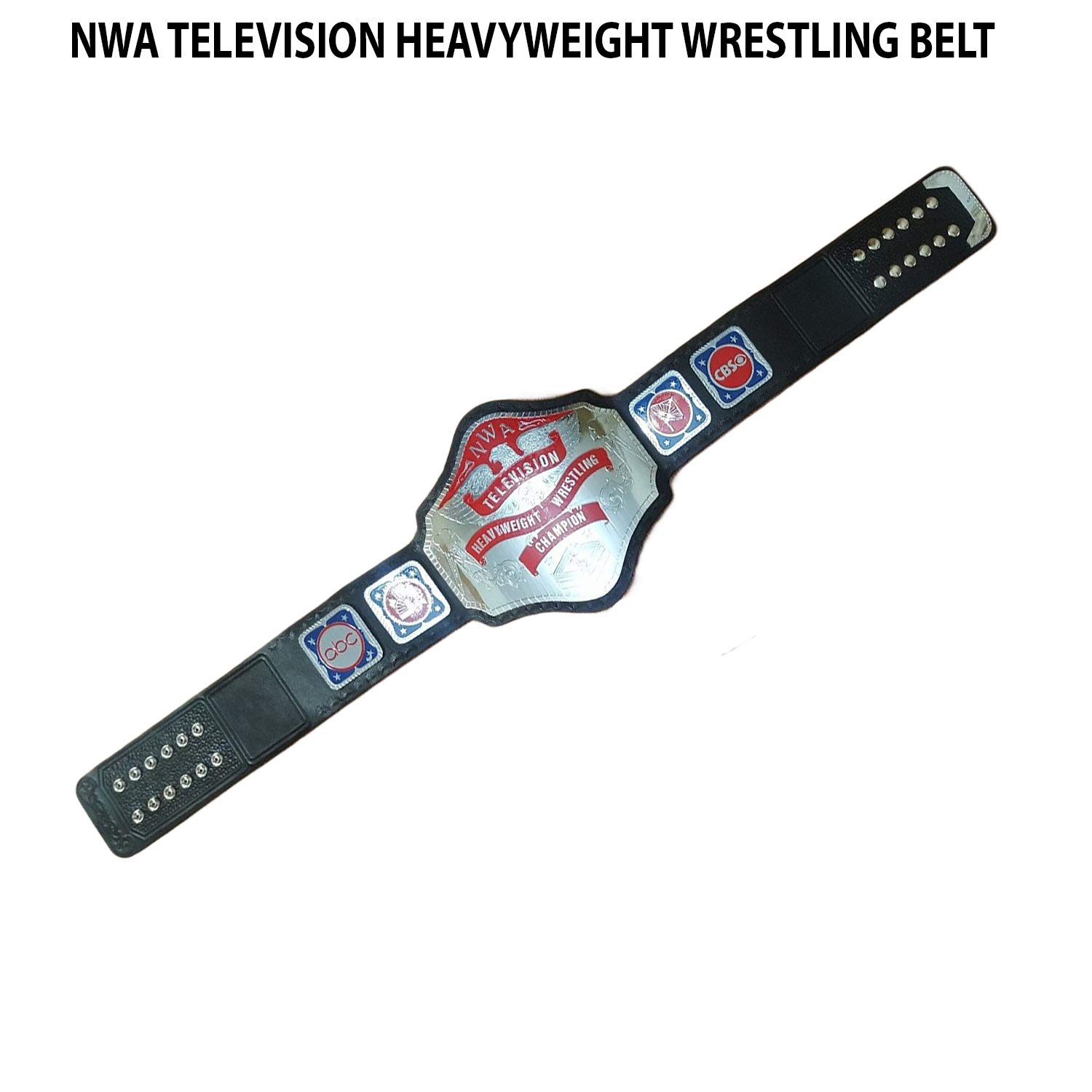 NWA Television Heavyweight Wrestling Championship Belt - Official Adult Size Replica Title - Perfect for Collectors, Cosplay & Wrestling Fans