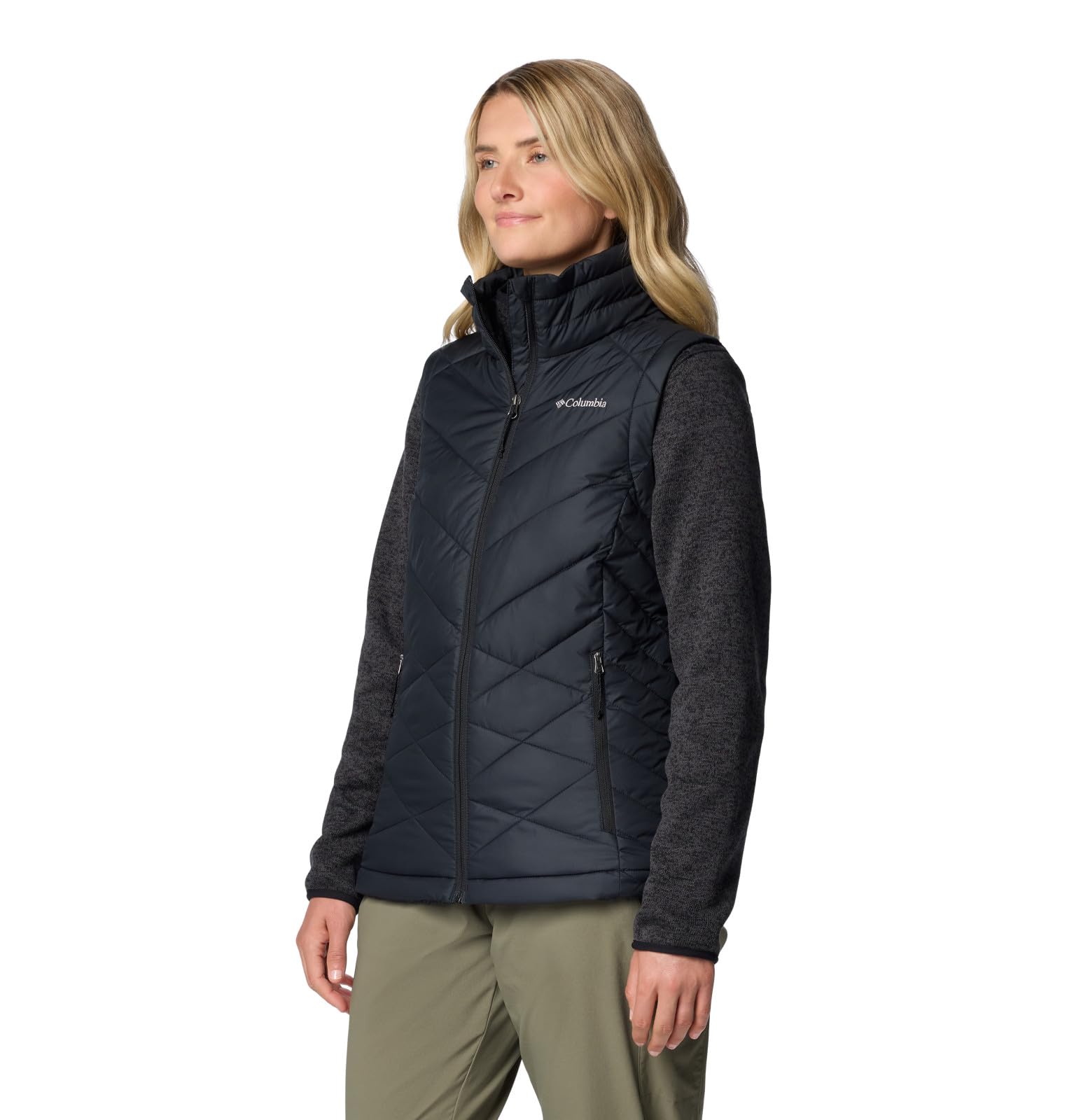 Columbia Women's Heavenly II Vest - Lightweight Packable Down Puffer Jacket for Outdoor Hiking, Camping & Winter Travel