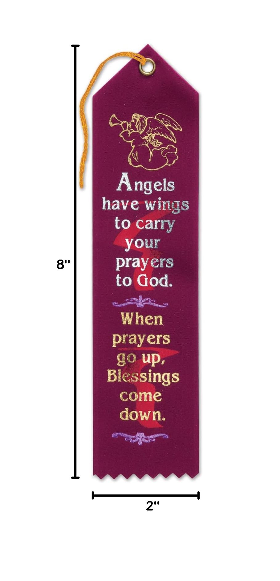 Angels Have Wings Ribbon - Decorative Craft Ribbon for Gift Wrapping, DIY Scrapbooking, and Party Decorations | Perfect for Christmas, Weddings, and Home Decor