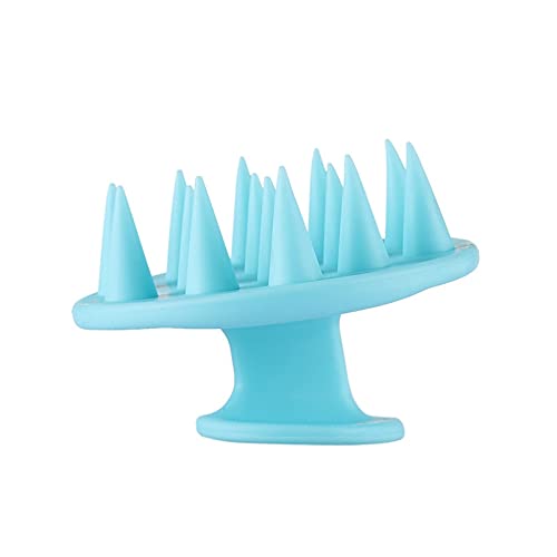 TTANH Silicone Scalp Massage Brush - Hair Root Itching Relief, Anti-Dandruff Shampoo Brush for Deep Cleansing & Head Spa - Green Shower Brush for Bath, Hair Care & Relaxation (Perfect for Daily Shower, Salon Treatments & Home Spa Days)