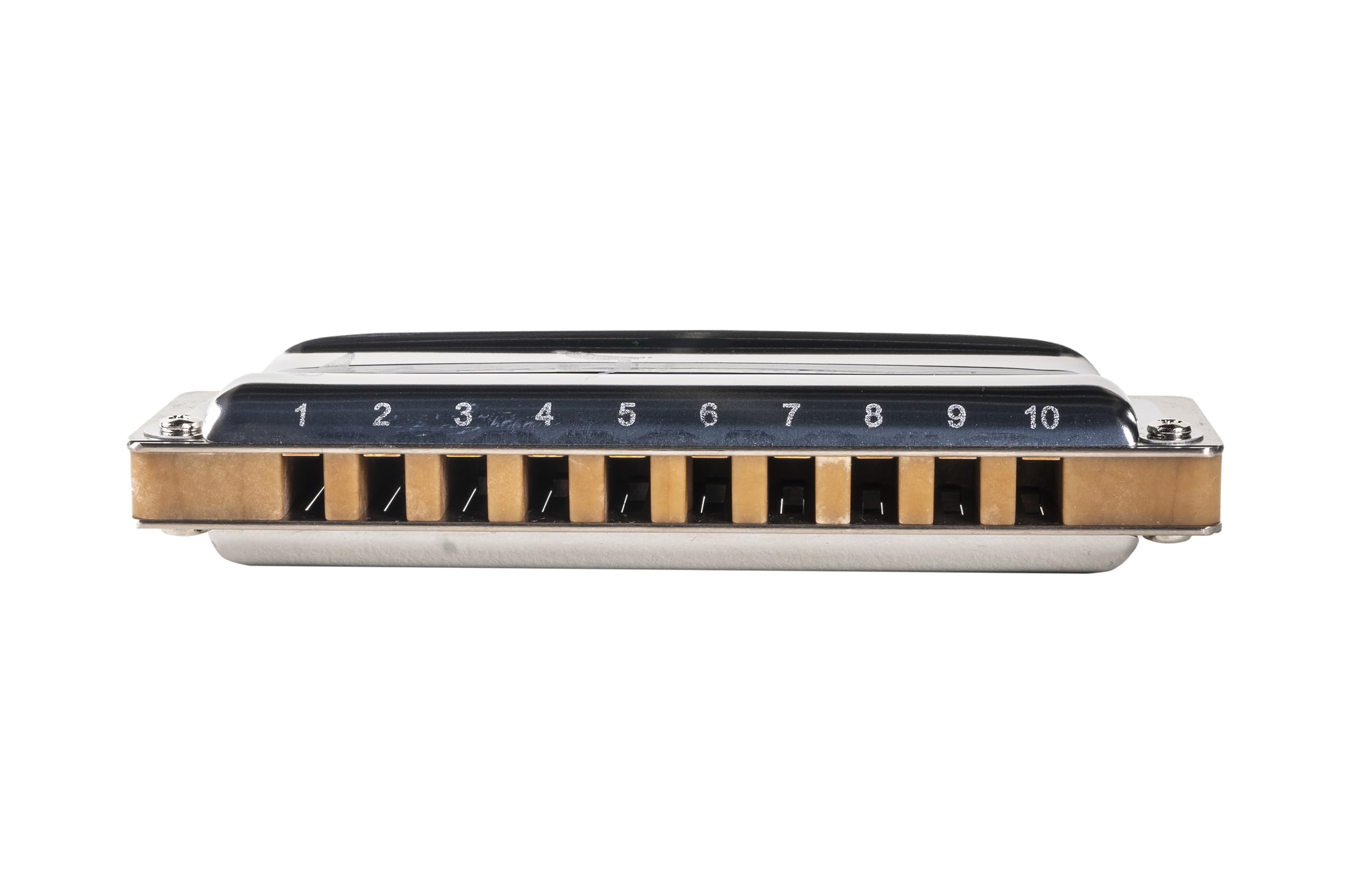 SUZUKI M-20HM-BB Professional Harmonica - 10 Hole Diatonic Blues Harp in Bb Key for Beginners & Musicians - Perfect for Blues, Folk & Rock Music Performances