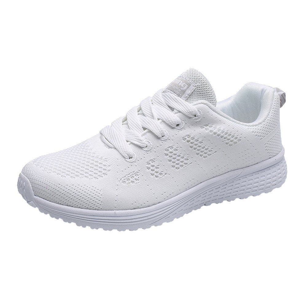 Women's Navy Blue Mesh Running Sneakers with Cross Straps - Lightweight Casual Fashion Shoes for Women Size 10 - Perfect for Jogging, Gym Workouts & Everyday Wear