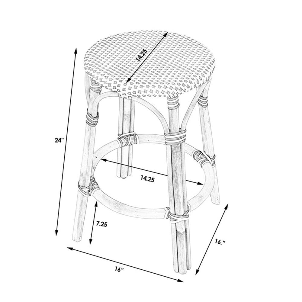 Black Butler Specialty Bar Stool Chair - 24