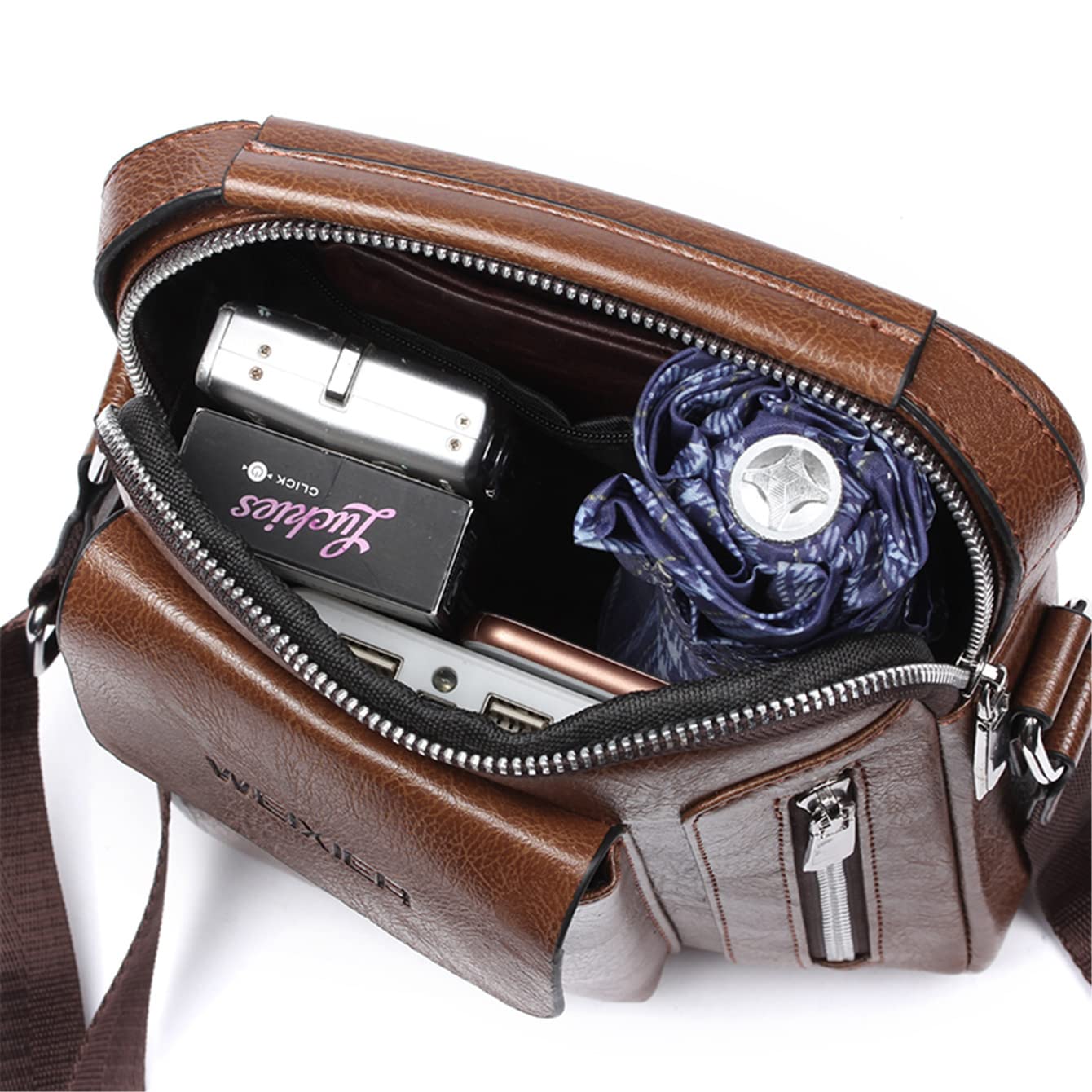 Men's Leather Crossbody Bag - Stylish Messenger Tote for Everyday Use | Perfect for Work, Travel & Casual Outings