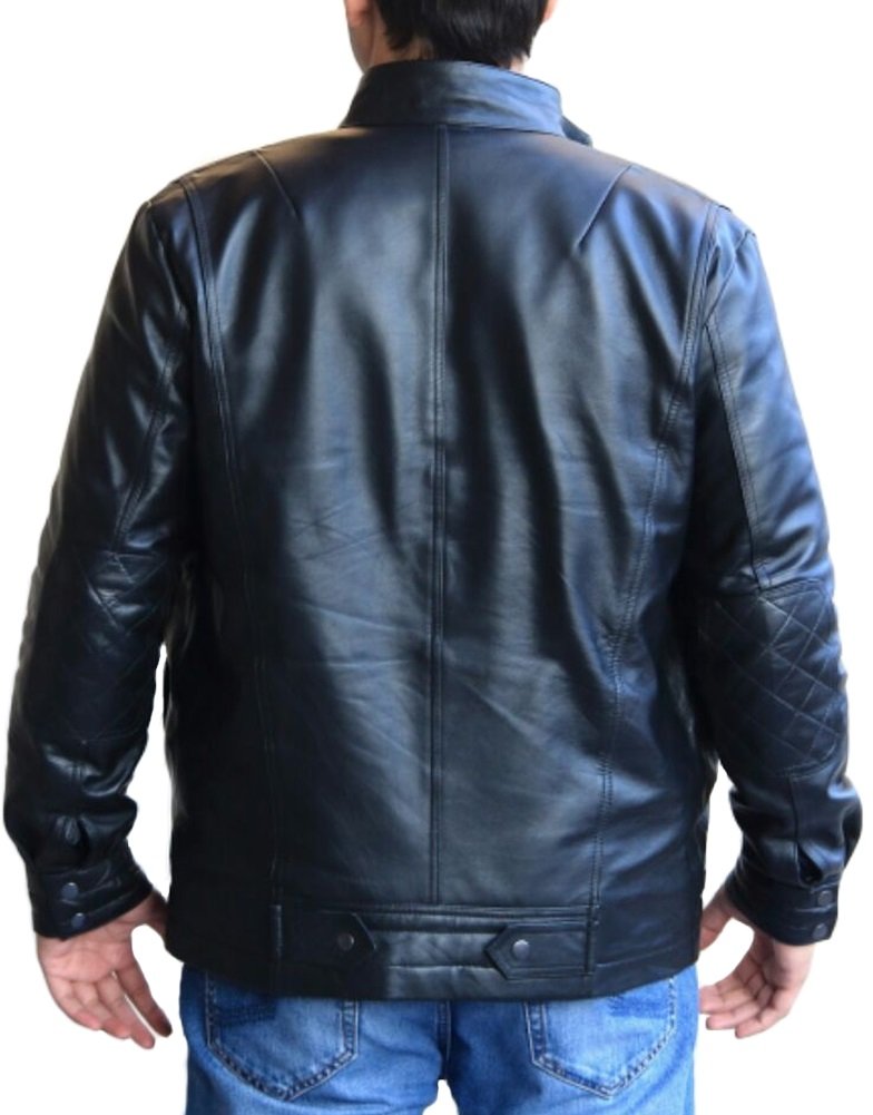 Classyak Men's Genuine Leather Motorcycle Jacket - Stylish Biker Jacket for Men, Perfect for Riding, Casual Wear & Outdoor Adventures