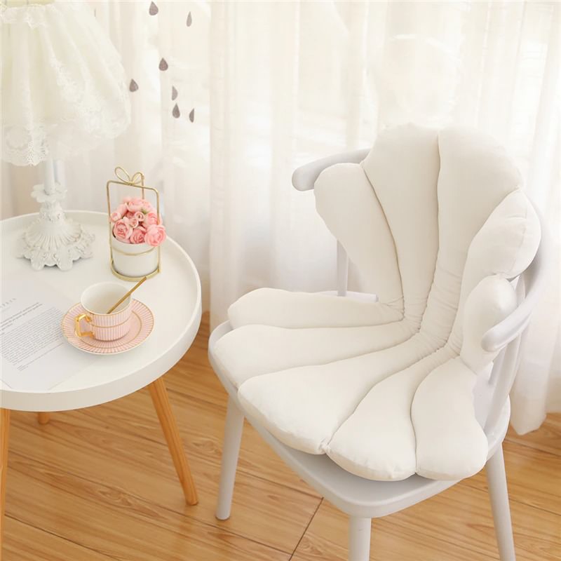 Fairy Shell Chair Cushion - Soft & Comfortable Seat Pad for Living Room, Bedroom, Office - Waterproof & Non-Slip Home Decor Accessory - Perfect for Reading, Relaxing, and Lounging
