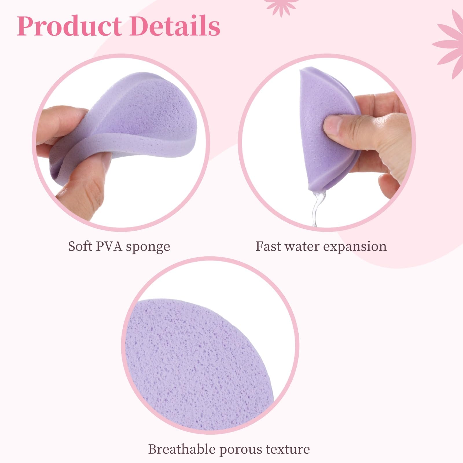 600 Pcs Compressed Facial Sponges | Round PVA Makeup Sponge Pads for Women | Soft Cleansing & Makeup Removal Sponges | 5 Colors | Perfect for Daily Skincare & Travel Beauty Routine
