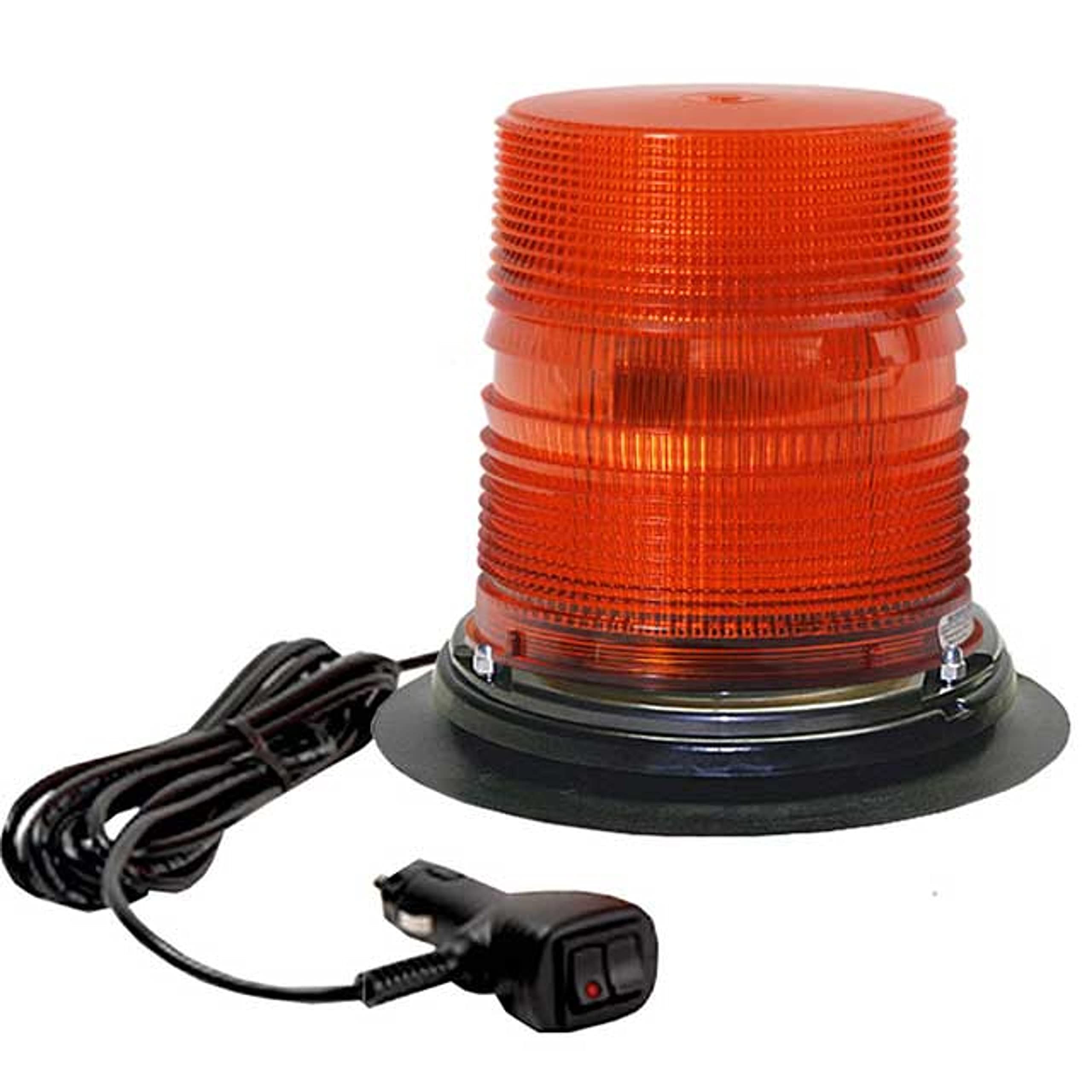 Class 1 Tall Dome Magnet Mount - High Visibility Safety Light for Trucks & Emergency Vehicles | Durable LED Beacon for Construction, Towing & Roadside Work