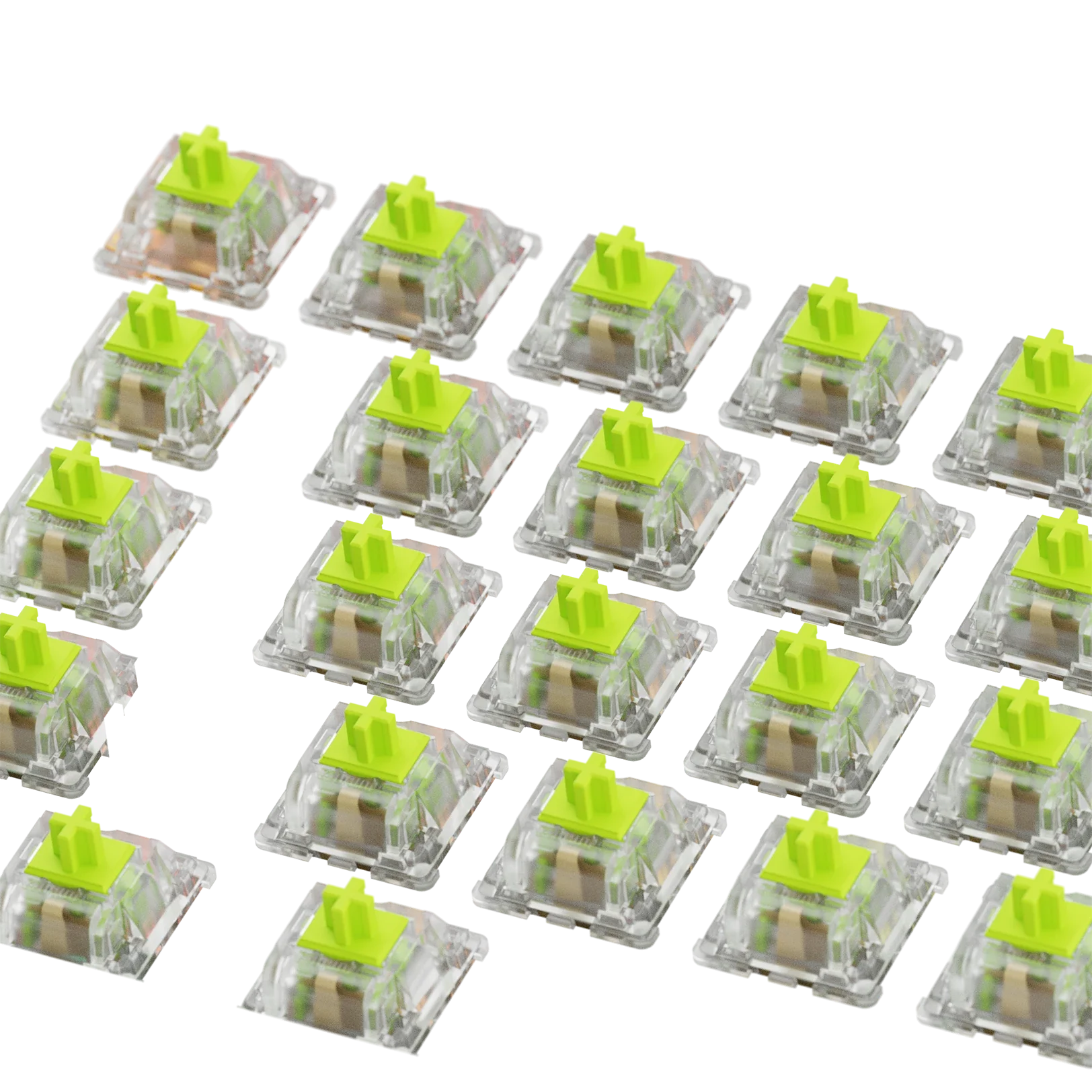 Glorious Raptor Mechanical Keyboard Switches - MX ANSI 65 Standard (Pack of 10) | Smooth Linear Switches for Gaming & Typing | Compatible with Custom Mechanical Keyboards