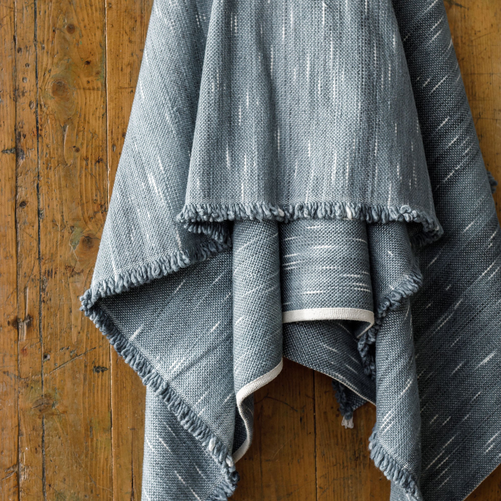 Soft & Cozy Rafael Throw Blanket in Stone Blue - Perfect for Sofa, Bed & Home Decor - Machine Washable Luxury Blanket for Living Room, Bedroom & Gifts